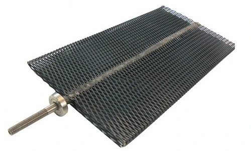 Titanium electrodes for treating printing wastewater